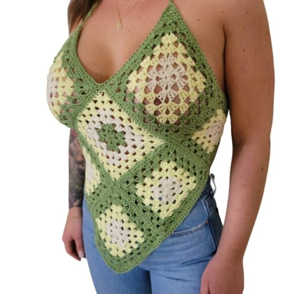 Granny square summer top - Picture 2 of 4